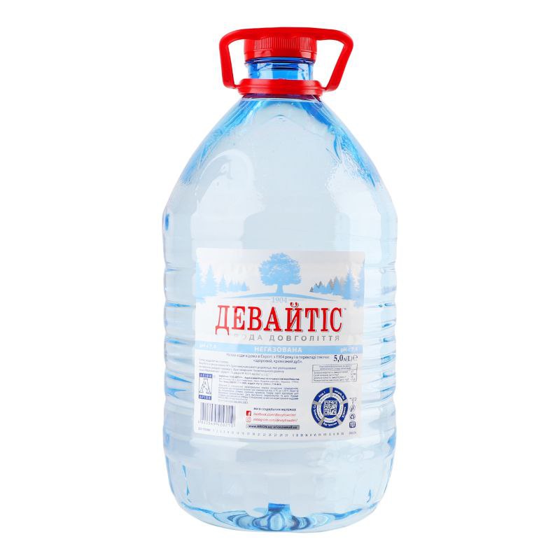 Вода мінеральна н/газ Девайтіс 5л ПЕТ